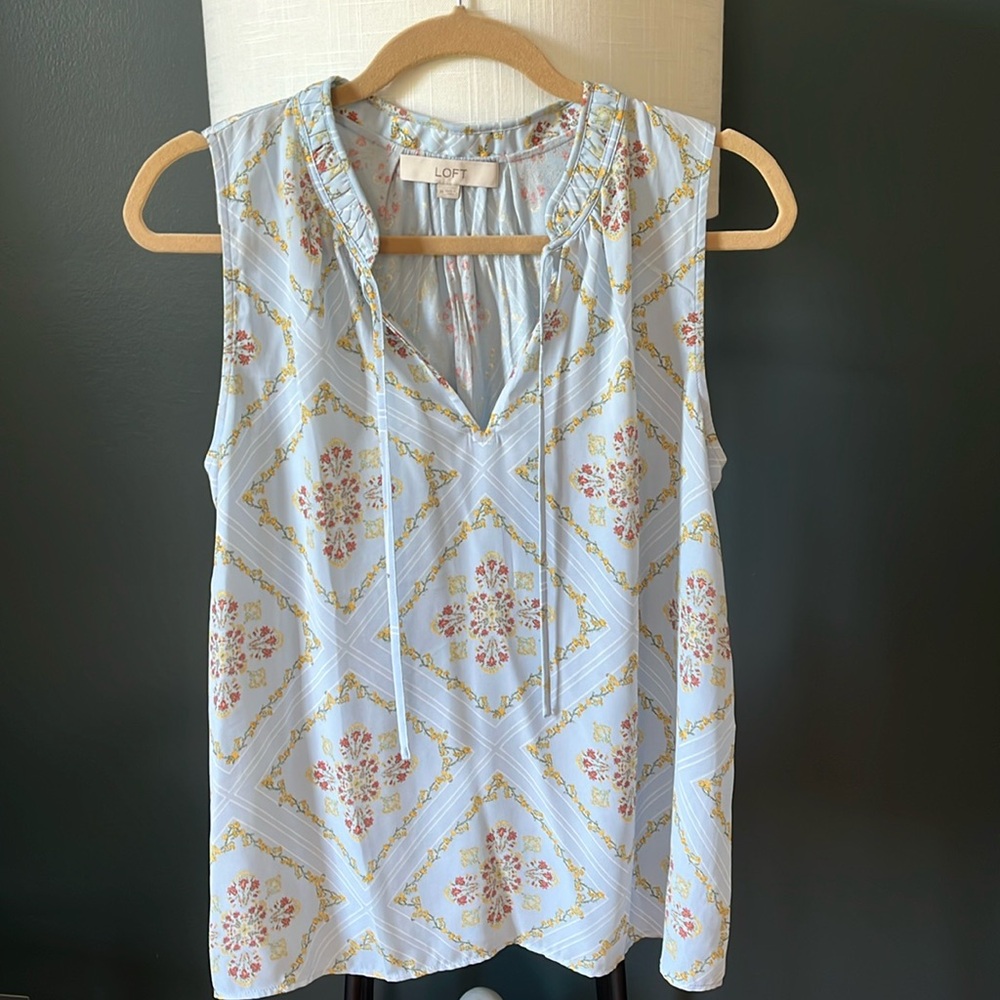 Loft Floral Shell Top